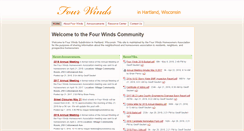 Desktop Screenshot of fourwindshoa.org