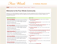 Tablet Screenshot of fourwindshoa.org
